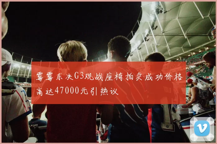 霉霉东决G3观战座椅拍卖成功价格高达47000元引热议